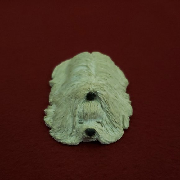 Sandra Brue Sleeping Maltese Sculpture - Picture 4 of 5